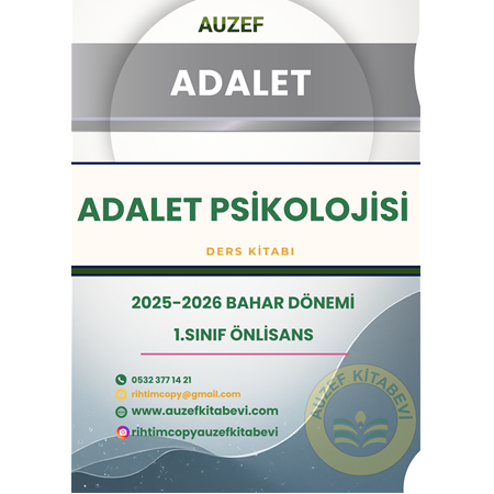 ADALET PSİKOLOJİSİ