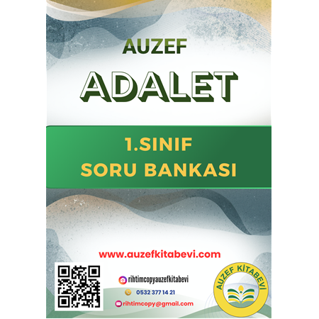ADALET 1.SINIF 7 DERS SORU BANKASI