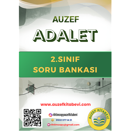 ADALET 2.SINIF 6 DERS SORU BANKASI