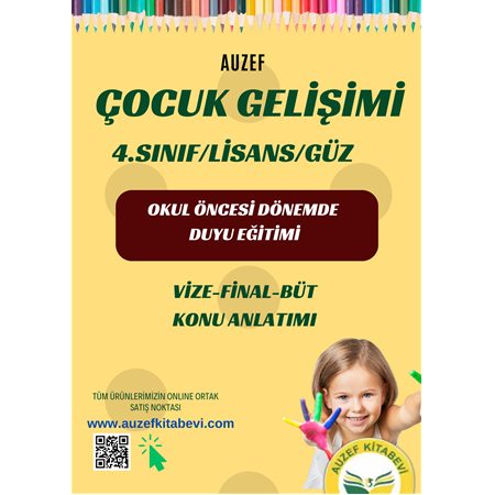 OKUL ÖNCESİ DÖNEMDE DUYU EĞİTİMİ